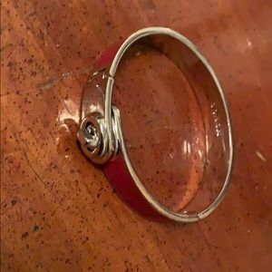 Coach hinged turn lock bracelet